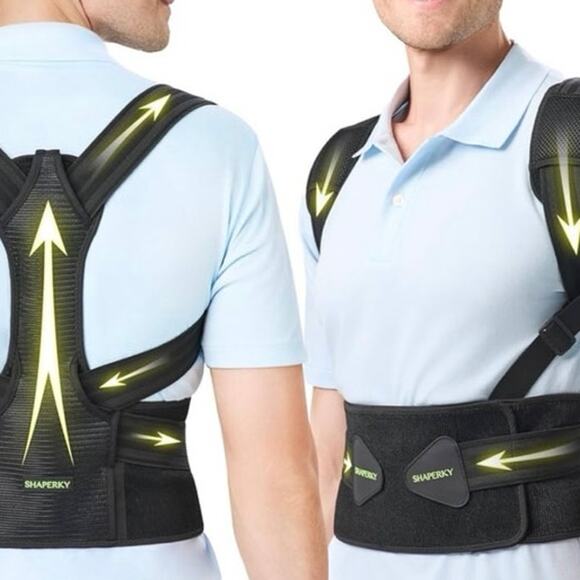 Posture Corrector Back Relief Should Upper Lower Pain Adjustable Back Brace - Picture 4 of 4